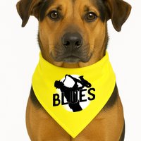 Blues Music Saxophone USA-Made Doggie Bandana