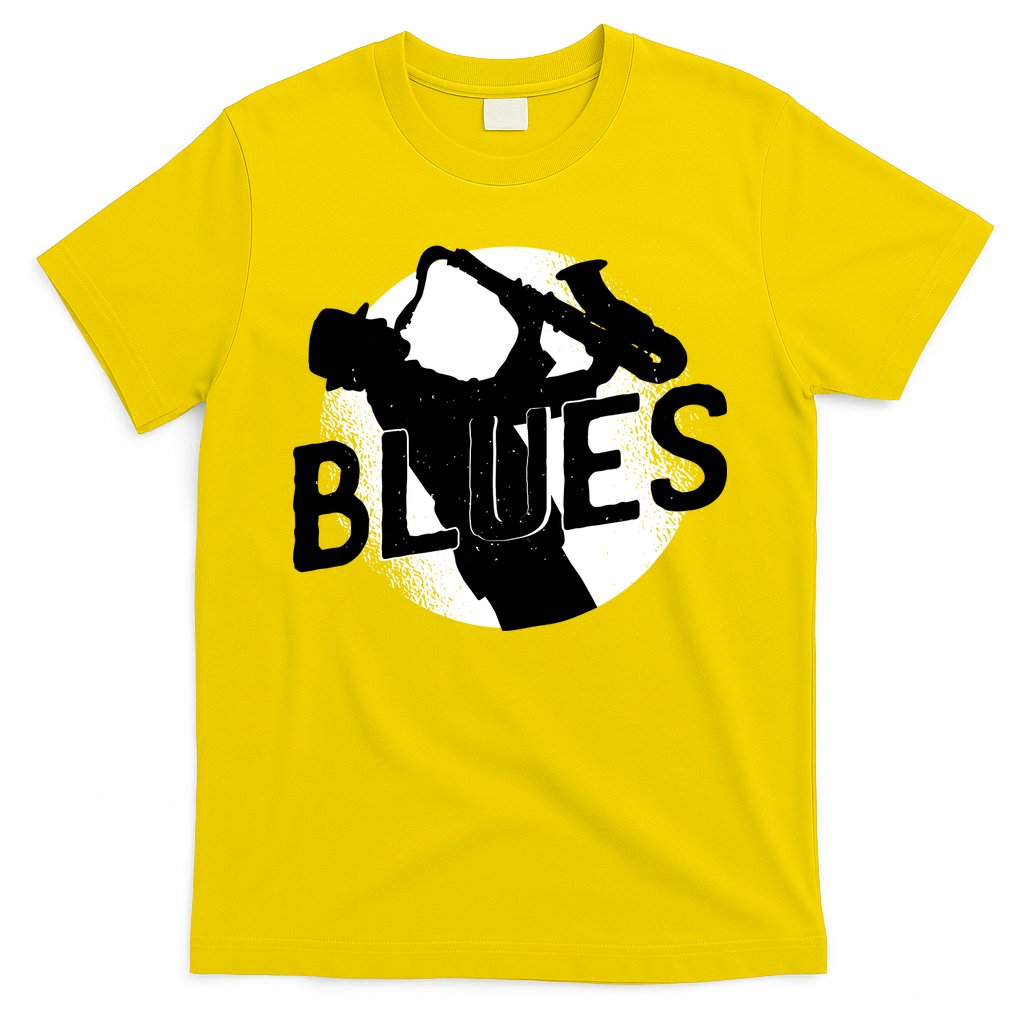 Blues Music Saxophone T-Shirt