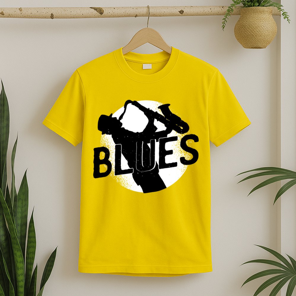 Blues Music Saxophone T-Shirt