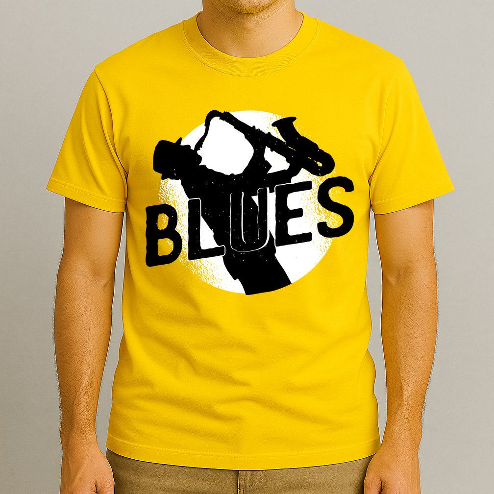 Blues Music Saxophone T-Shirt