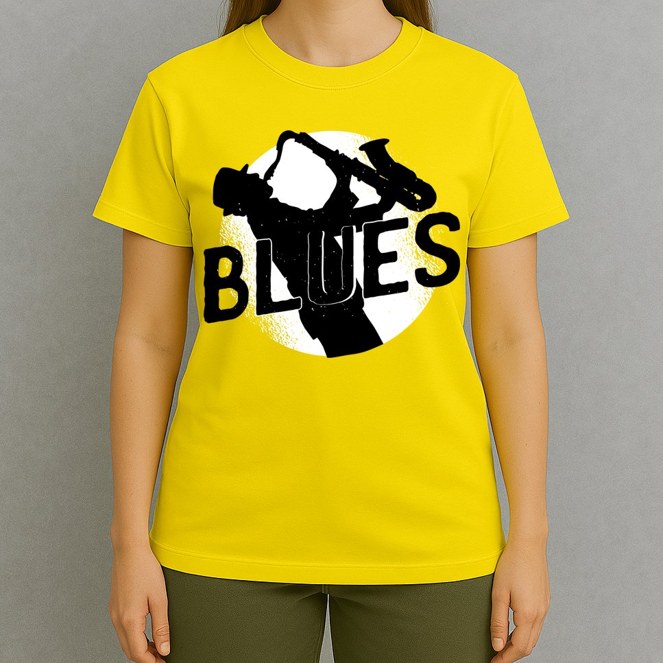 Blues Music Saxophone T-Shirt