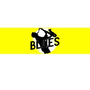 Blues Music Saxophone Bumper Sticker