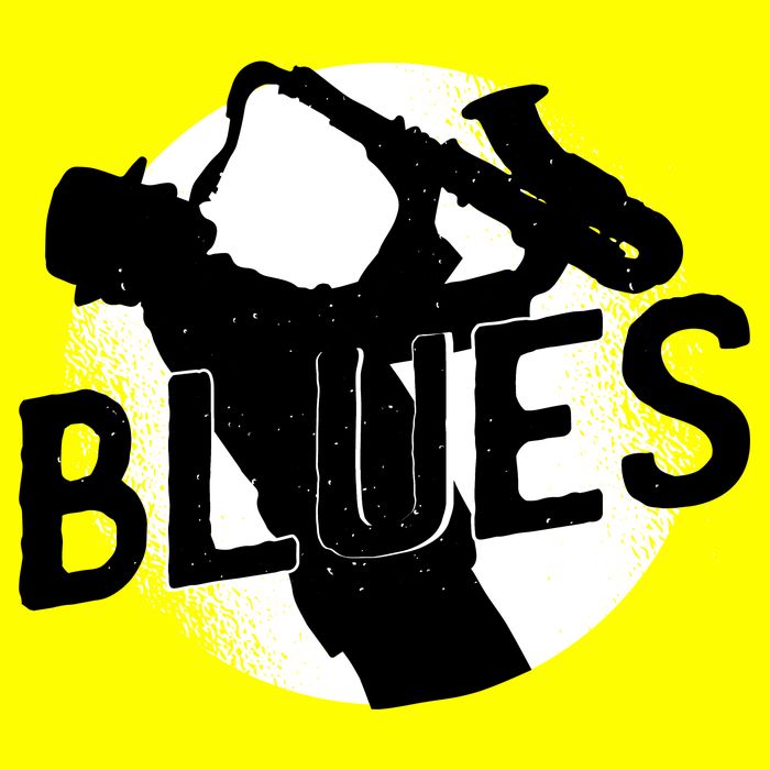 Blues Music Saxophone Womens T-Shirt