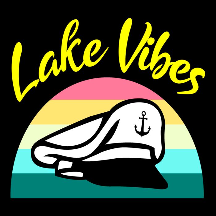 Boat Lake Vibes Boating Cruise Family Squad Funny Gift Sustainable Bucket Hat