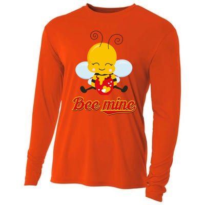 Bee Lover Valentine's Day Gift And Gift Cooling Performance Long Sleeve Crew