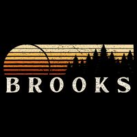 Brooks La Vintage Evergreen Sunset Eighties Retro Toddler Hoodie