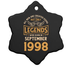 Birthday Legends Were Born In September 1998 Great Gift Ceramic Star Ornament