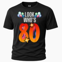 Birthday Look Who'S 80 I'M Eighty Years 80th Birthday Cooling Performance Crew T-Shirt