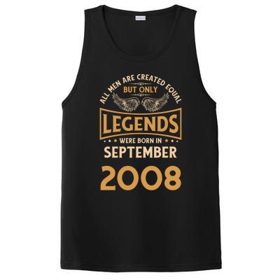 Birthday Legends Were Born In September 2008 Gift PosiCharge Competitor Tank