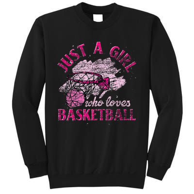 Basketball Lover Women Girls Basketball Player Basketball Sweatshirt