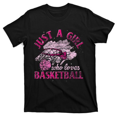 Basketball Lover Women Girls Basketball Player Basketball T-Shirt