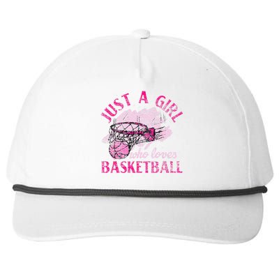 Basketball Lover Women Girls Basketball Player Basketball Snapback Five-Panel Rope Hat