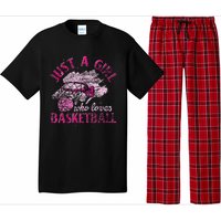 Basketball Lover Women Girls Basketball Player Basketball Pajama Set