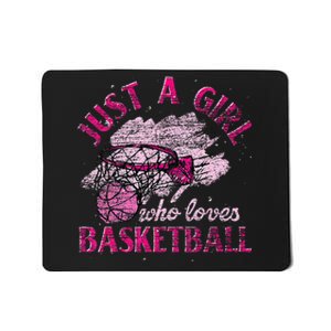 Basketball Lover Women Girls Basketball Player Basketball Mousepad