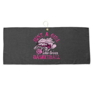 Basketball Lover Women Girls Basketball Player Basketball Large Microfiber Waffle Golf Towel