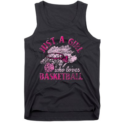 Basketball Lover Women Girls Basketball Player Basketball Tank Top