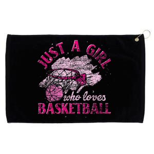 Basketball Lover Women Girls Basketball Player Basketball Grommeted Golf Towel