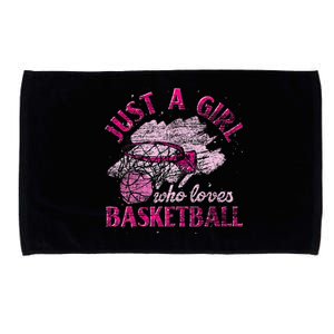 Basketball Lover Women Girls Basketball Player Basketball Microfiber Hand Towel