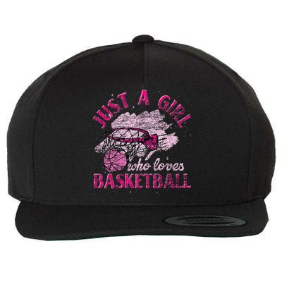 Basketball Lover Women Girls Basketball Player Basketball Wool Snapback Cap