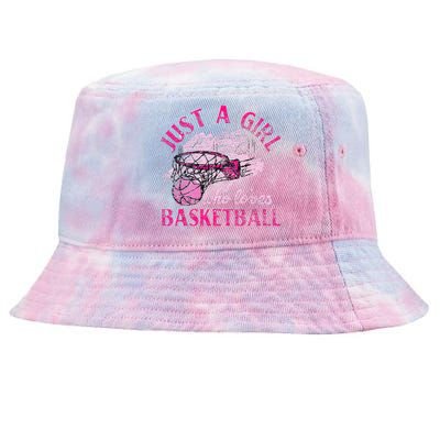 Basketball Lover Women Girls Basketball Player Basketball Tie-Dyed Bucket Hat