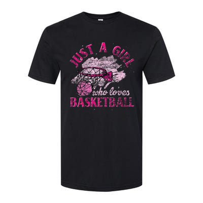 Basketball Lover Women Girls Basketball Player Basketball Softstyle CVC T-Shirt