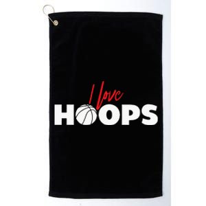 Basketball Lover Women Girls Basketball Player Basketball Platinum Collection Golf Towel