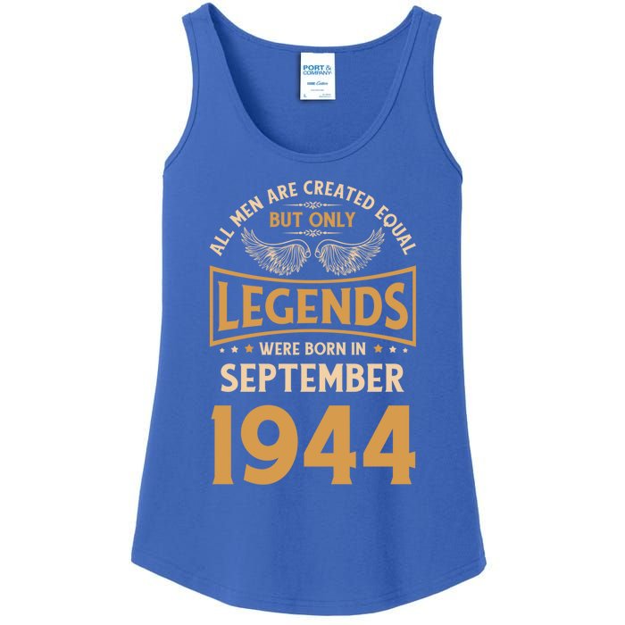 Birthday Legends Were Born In September 1944 Gift Ladies Essential Tank