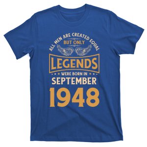 Birthday Legends Were Born In September 1948 Cute Gift T-Shirt