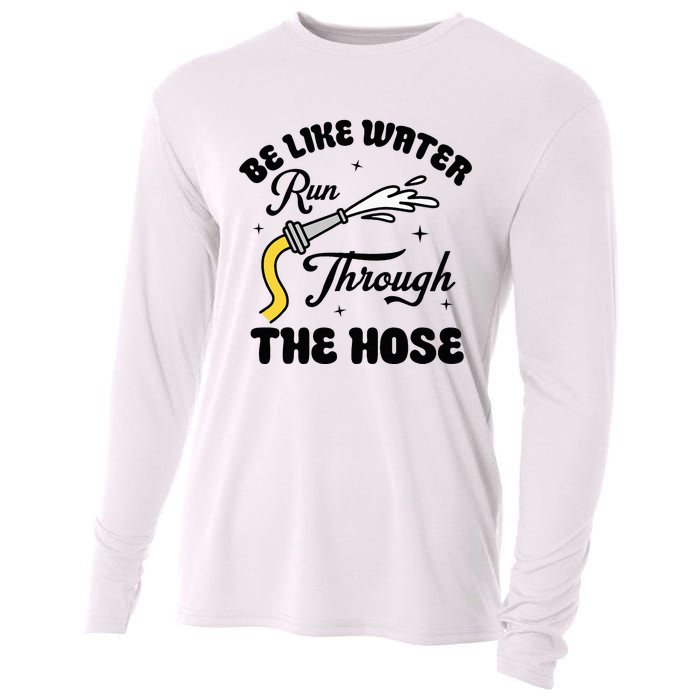 Be Like Water Run Through The Hose Cooling Performance Long Sleeve Crew