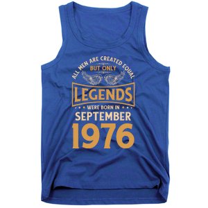 Birthday Legends Were Born In September 1976 Cool Gift Tank Top