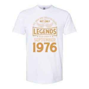 Birthday Legends Were Born In September 1976 Cool Gift Softstyle CVC T-Shirt