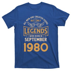 Birthday Legends Were Born In September 1980 Gift T-Shirt