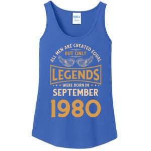 Birthday Legends Were Born In September 1980 Gift Ladies Essential Tank