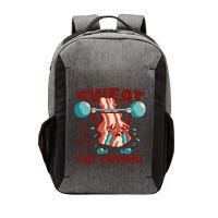 Bacon Lifting Weights Sweat Is Just Fat Crying Gift Vector Backpack