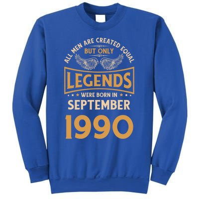 Birthday Legends Were Born In September 1990 Meaningful Gift Sweatshirt