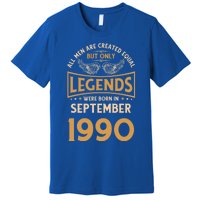 Birthday Legends Were Born In September 1990 Meaningful Gift Premium T-Shirt