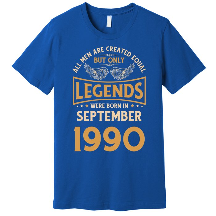 Birthday Legends Were Born In September 1990 Meaningful Gift Premium T-Shirt