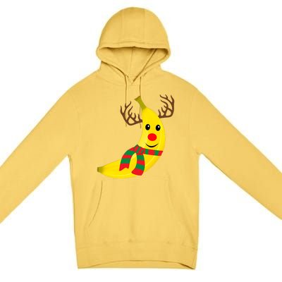 Banana Lover Xmas Gift Ugly Banana Christmas Sweater Premium Pullover Hoodie