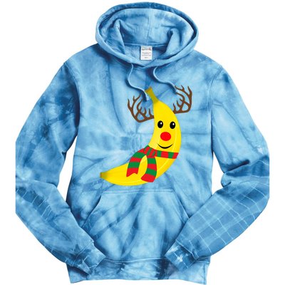 Banana Lover Xmas Gift Ugly Banana Christmas Sweater Tie Dye Hoodie