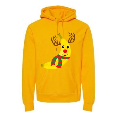 Banana Lover Xmas Gift Ugly Banana Christmas Sweater Premium Hoodie