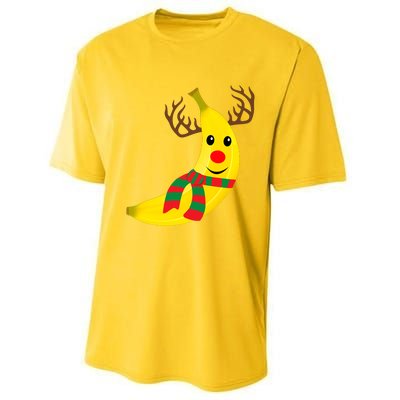 Banana Lover Xmas Gift Ugly Banana Christmas Sweater Performance Sprint T-Shirt