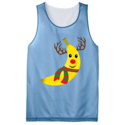 Banana Lover Xmas Gift Ugly Banana Christmas Sweater Mesh Reversible Basketball Jersey Tank