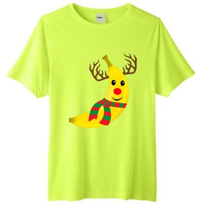 Banana Lover Xmas Gift Ugly Banana Christmas Sweater Tall Fusion ChromaSoft Performance T-Shirt