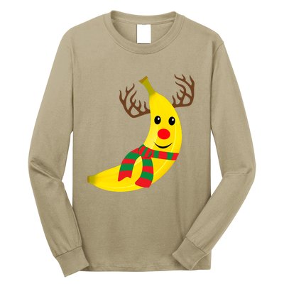 Banana Lover Xmas Gift Ugly Banana Christmas Sweater Long Sleeve Shirt