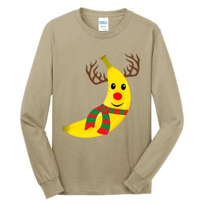 Banana Lover Xmas Gift Ugly Banana Christmas Sweater Tall Long Sleeve T-Shirt