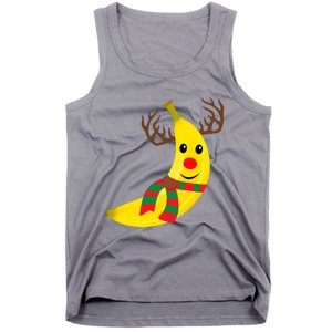 Banana Lover Xmas Gift Ugly Banana Christmas Sweater Tank Top