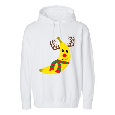 Banana Lover Xmas Gift Ugly Banana Christmas Sweater Garment-Dyed Fleece Hoodie