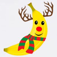 Banana Lover Xmas Gift Ugly Banana Christmas Sweater Bucket Hat
