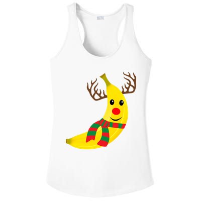 Banana Lover Xmas Gift Ugly Banana Christmas Sweater Ladies PosiCharge Competitor Racerback Tank