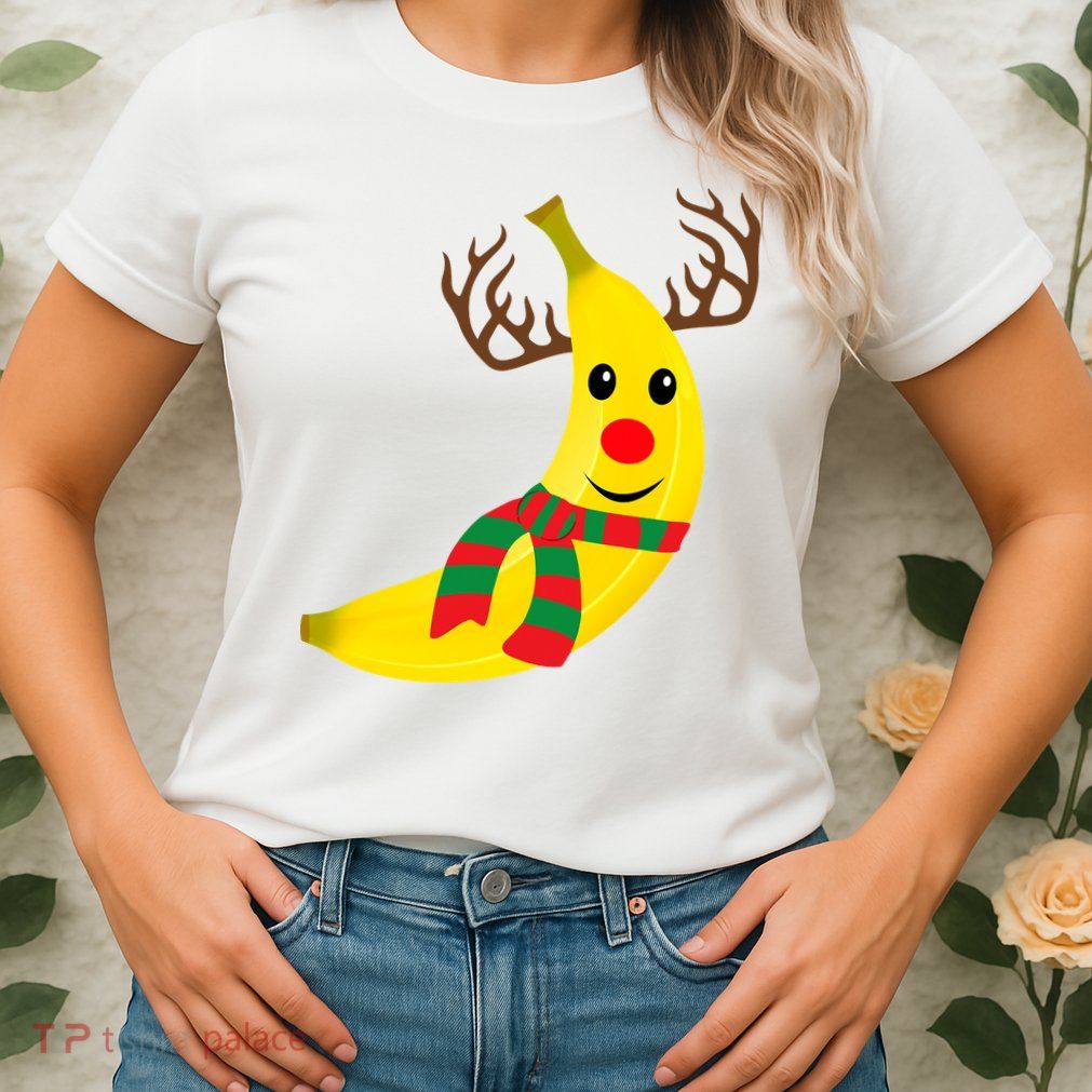 Banana Lover Xmas Gift Ugly Banana Christmas Sweater Womens T-Shirt
